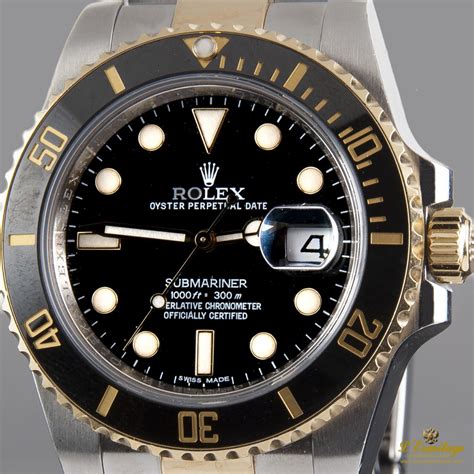 rolex submariner acero y oro